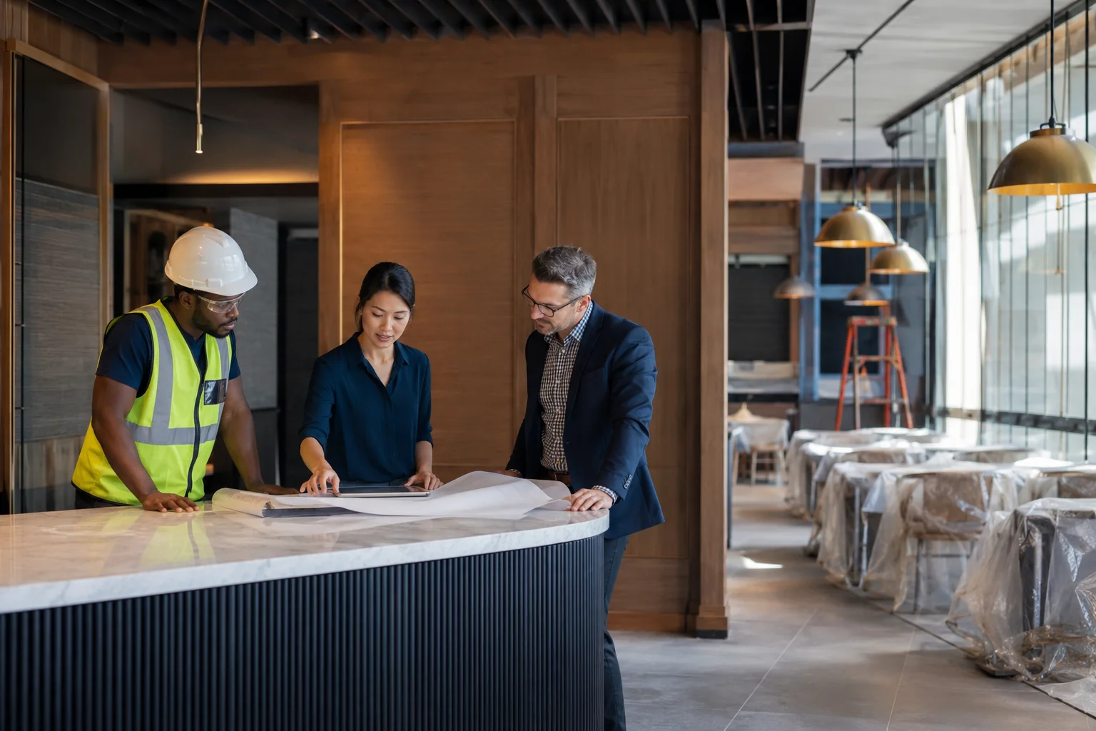 Hospitality build-out coordination